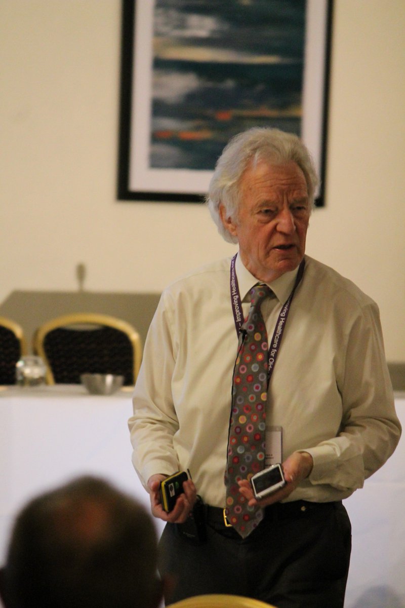 online_his's tweet photo. Sir Muir Gray: keynote speaker at yesterday's #ADTC16 - an irrepressible ball of knowledge, energy and ideas! Thanks to all who attended. https://t.co/48SD66TMlu