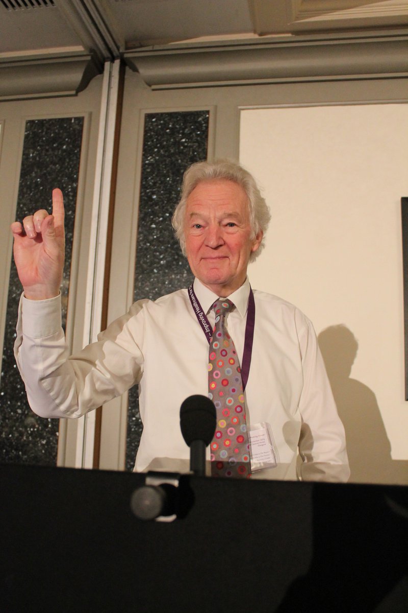 online_his's tweet photo. Sir Muir Gray: keynote speaker at yesterday's #ADTC16 - an irrepressible ball of knowledge, energy and ideas! Thanks to all who attended. https://t.co/48SD66TMlu
