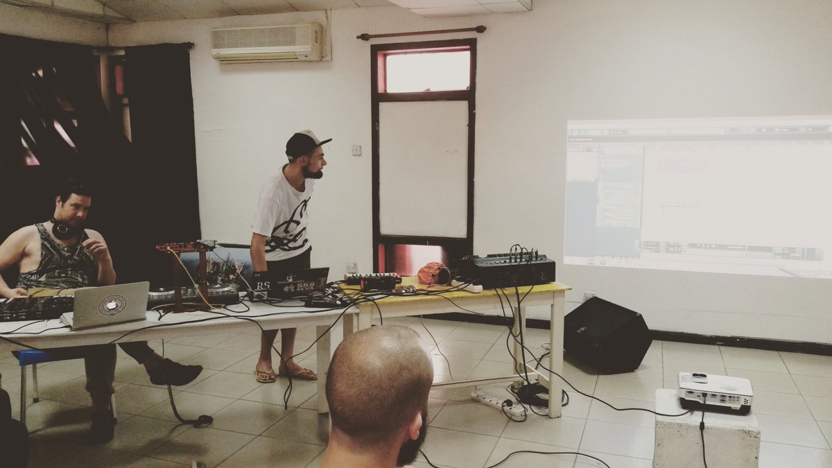 AF_Accra's tweet photo. DJ workshop happening live @foodj in the house
@Blacksad_aka_BS @vjblind  and #BABA @AF_Accra will be live on stage tonight #AccraHHWeek https://t.co/AdZSOv3ymF