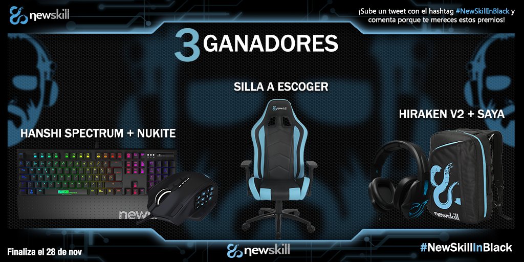 menos_trece's tweet photo. SORTEO Black Friday! :D
1. RT a este tweet.
2. Haz un tweet con #NewSkillInBlack

* Envíos sólo disponibles para Europa. https://t.co/1jBMhcUINA