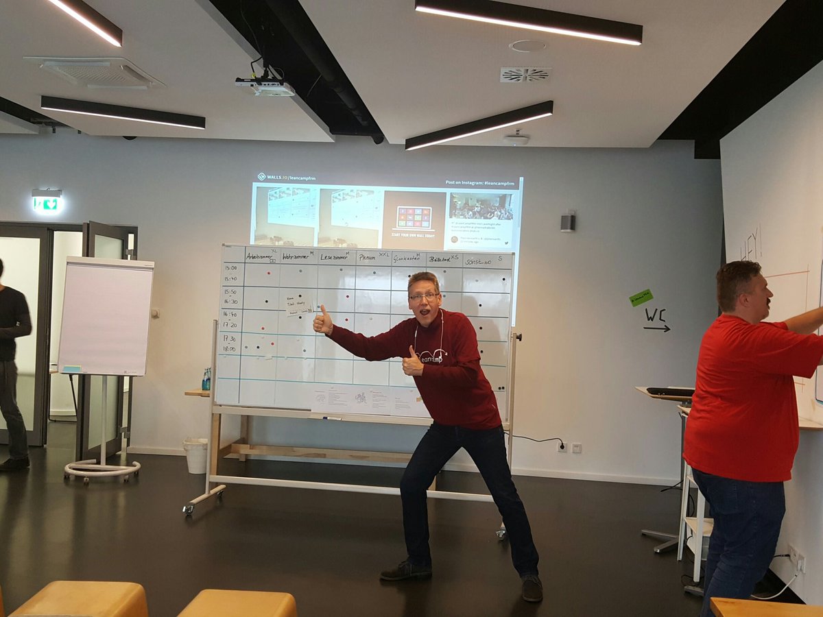 leancamp's tweet photo. Setting - up #LeancampFrm // planning grid hungrily waiting to get fed //ready to roll @jschirrmacher @justsoandme @klaaaatuuuu https://t.co/v10kADhyzt