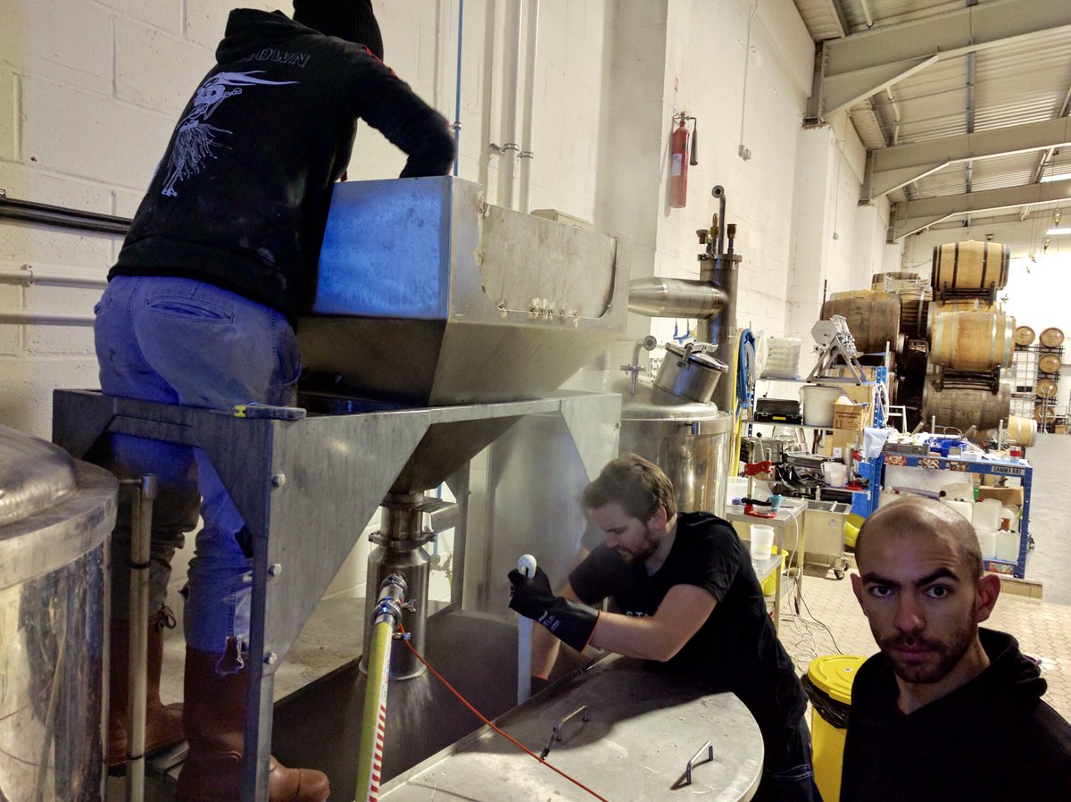 Swedish <a href="/SthlmBrewingCo/">Stockholm Brewing Co</a> is here brewing our 2/5 #collab for our #FiveGoToBeavertown birthday bash!  Brett IPA with a Nordic twist coming up!