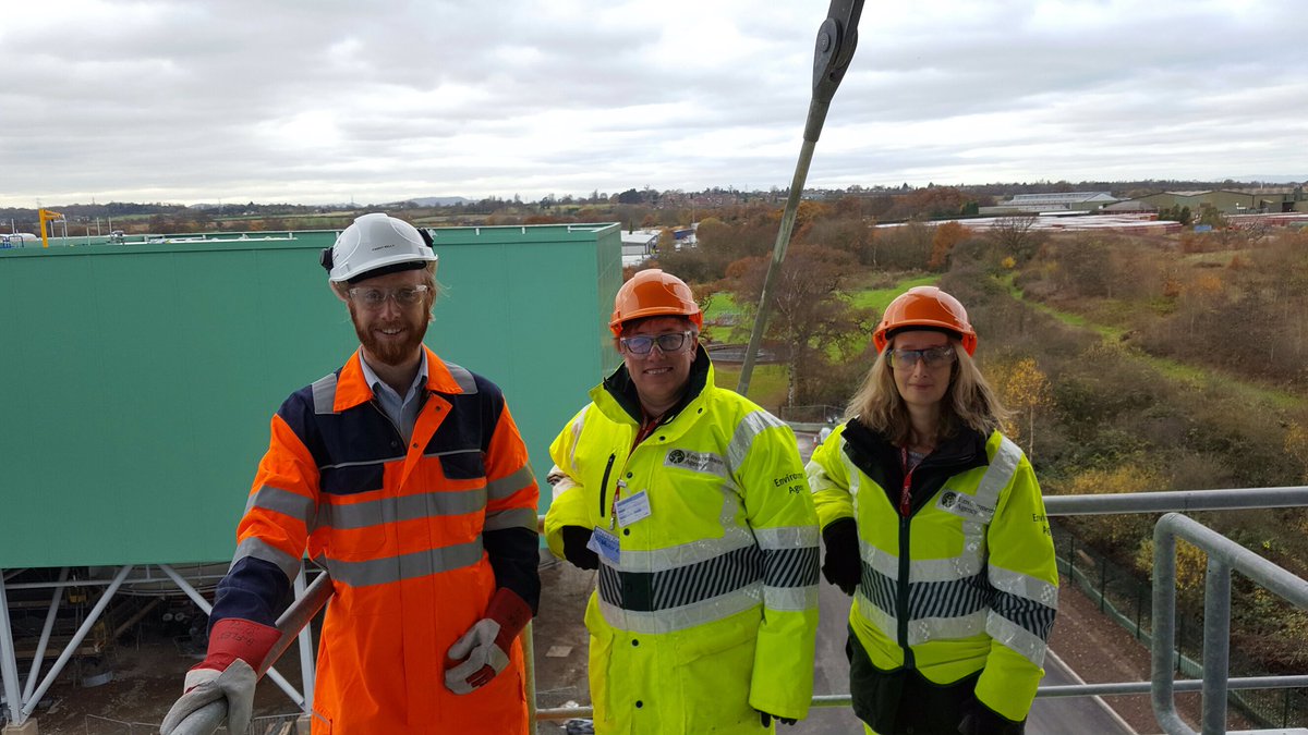 LisaPinney's tweet photo. Visited #SevernWasteServices #Hartlebury Incinerator with @EnvAgencyMids inspectors. Commissioning progressing well. #wasteinfrastructure https://t.co/56LRbBGFEW