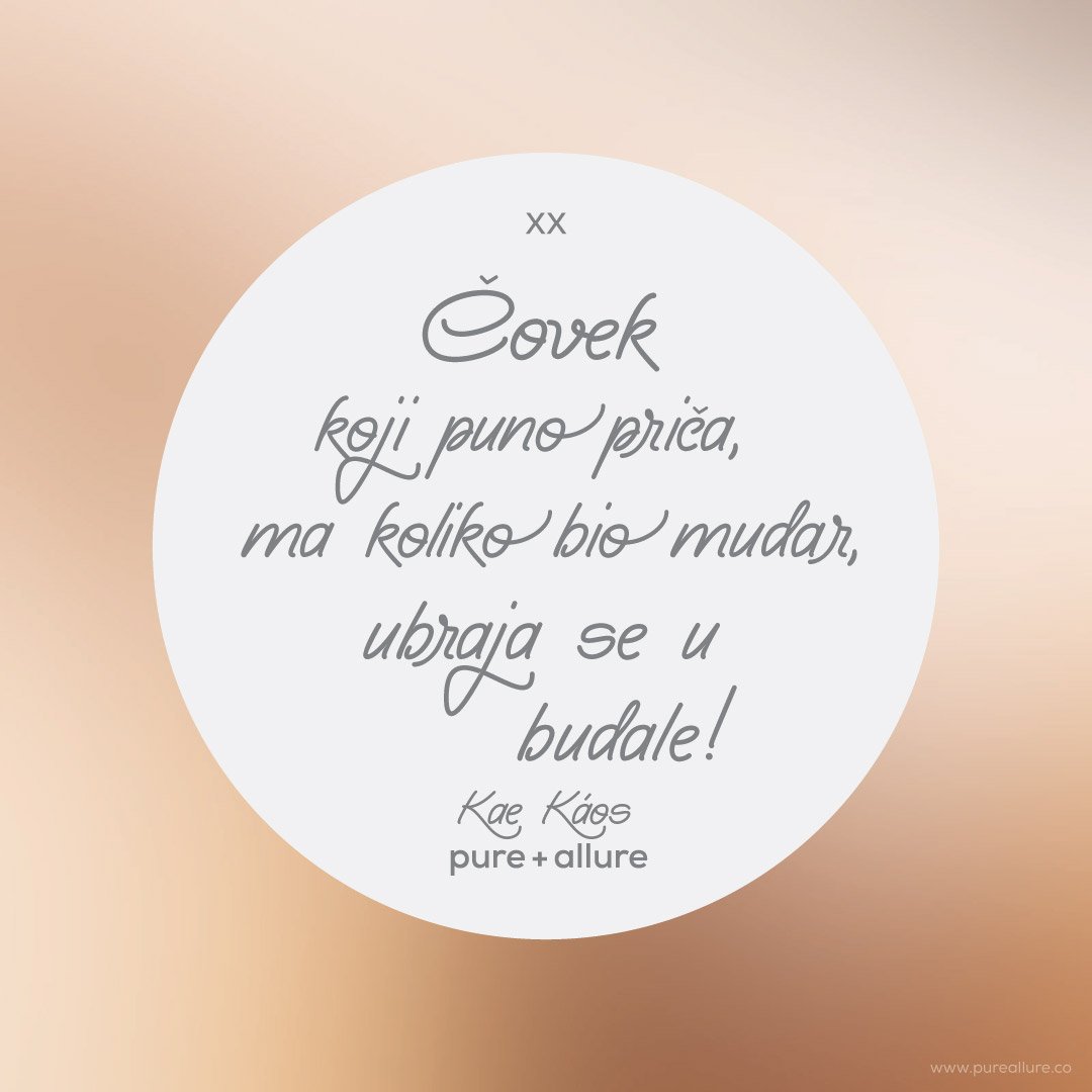 brandpureallure's tweet photo. LIKE ko se slaže, COMMENT ko se ne slaže
_
#pureallure #picoftheday #goodvibes #mudrost https://t.co/6nbQyiiaId