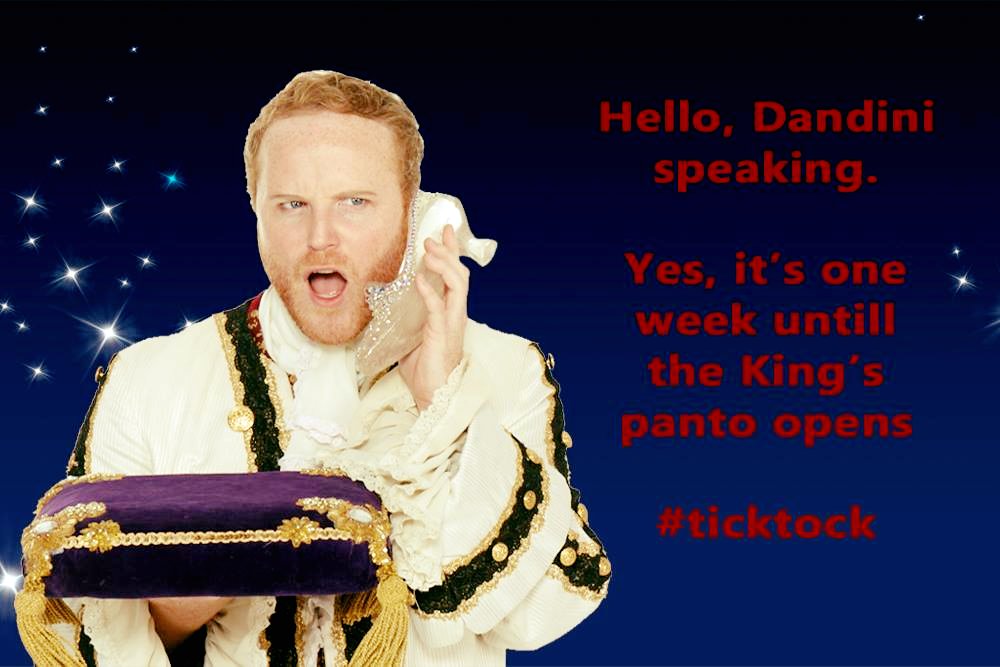 It's only seven days until the panto opens - oh yes it is!
