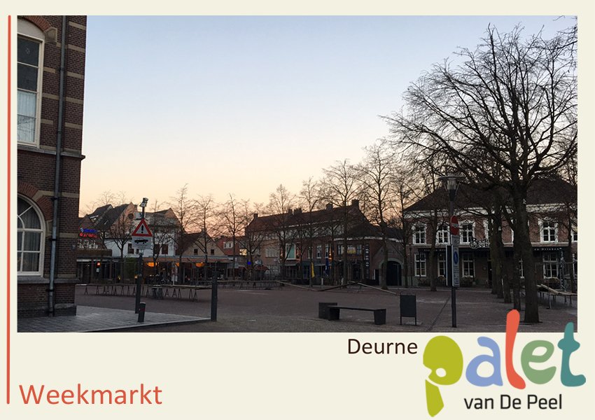 Elke vrijdagmiddag is de gezellige weekmarkt van #Deurne waarvoor marktlui al vroeg van start gaan met de opbouw  deurnepaletvandepeel.nl