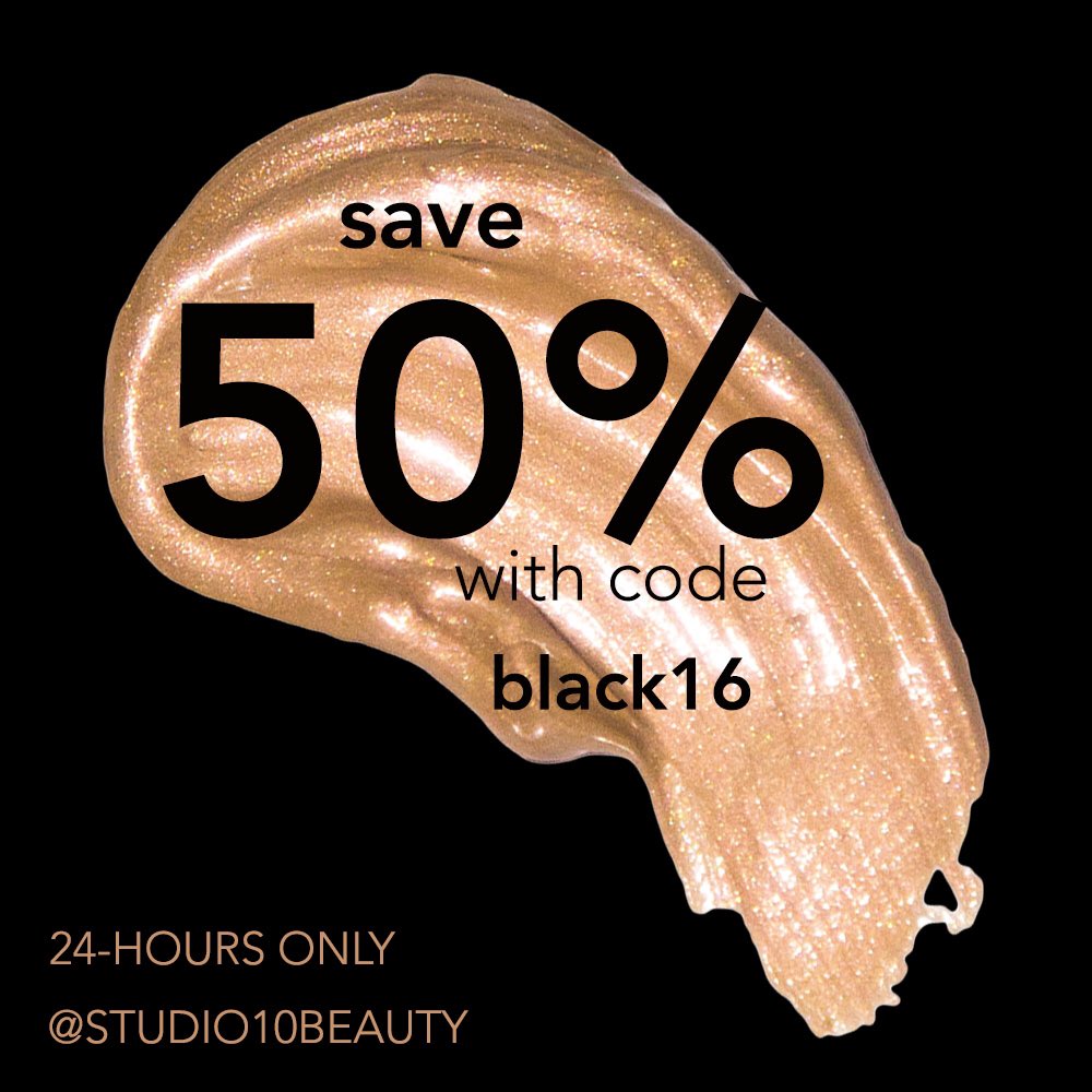 Studio10Beauty's tweet photo. SAVE on our Christmas exclusives - 50% for TODAY ONLY! #blackfriday https://t.co/cZ9IZkYhEo 👄👄👄👄 https://t.co/DTtp7onEEb