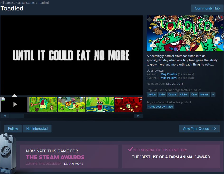 DoodRun's tweet photo. I wonder how offended this will make people o-o @KBrosGames #Toadled https://t.co/H2fGWbAsr3
