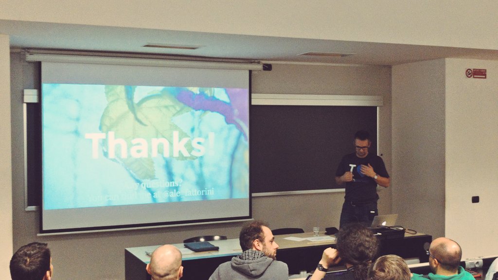 ale_polidori's tweet image. #codemotion very interesting talk by #nethserver #cmgr @ale_fattorini