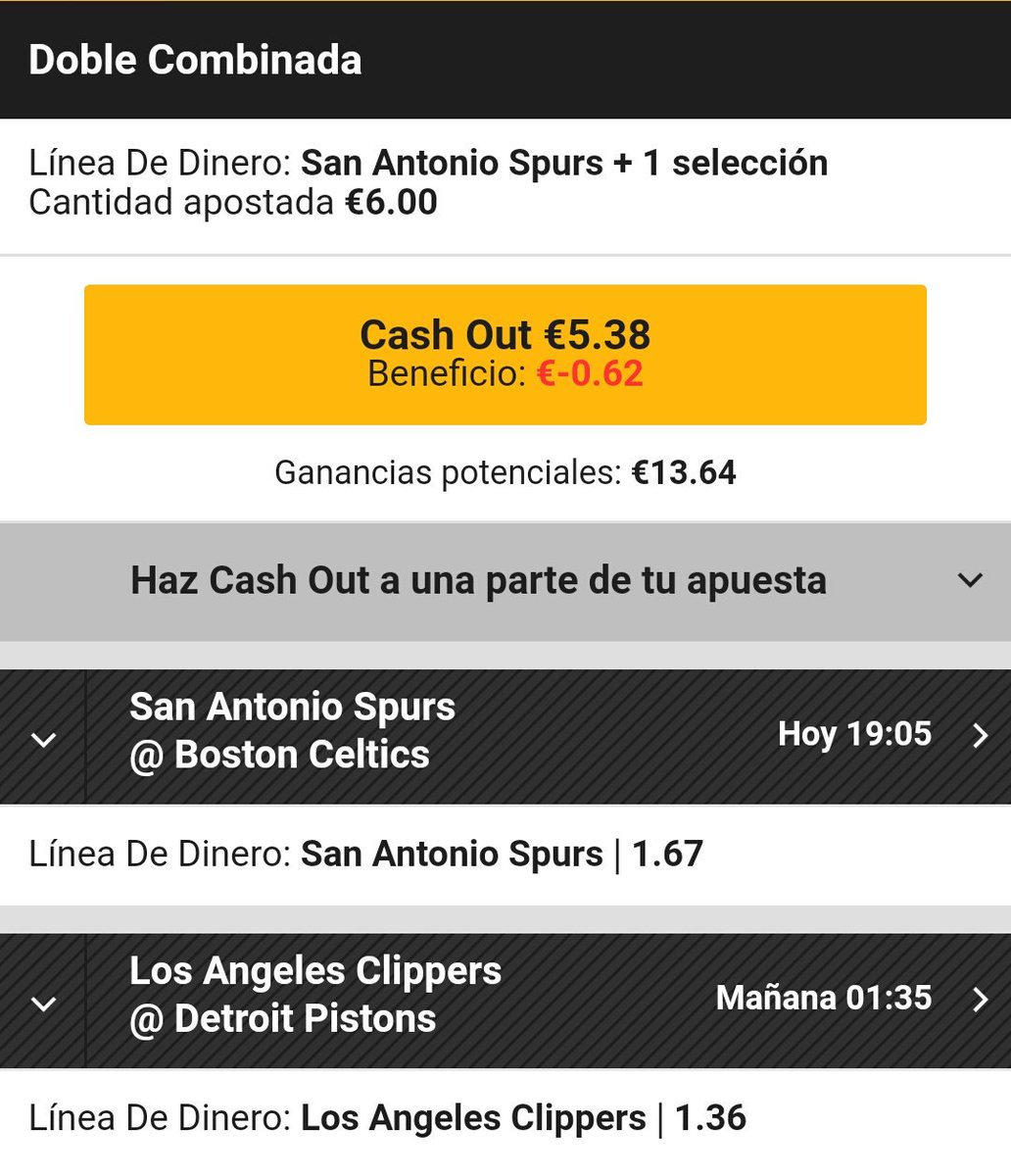 Davidapuestas46's tweet photo. Vamos a entrar a estos dos partidos de la NBA. Los Spurs ahora a las 19h, vamos a por esta apuesta 💪 https://t.co/COsvA5aQDx