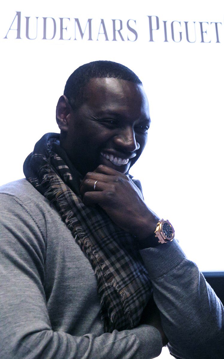 OmarSy's tweet image. Right on time for my Première with my Royal Oak @audemarspiguet #DemainToutCommence
