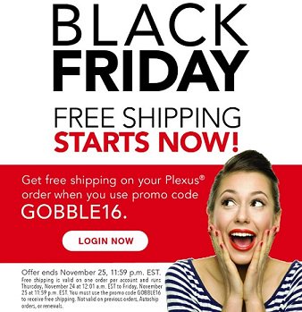 plexuspro1's tweet image. Visit shopmyplexus.com/plexusamabasad… Free Shipping. Use Promo Code Gobble16. Good Until 11/25 11:59PM. &amp;amp; still includes 60 day money back gurantee.