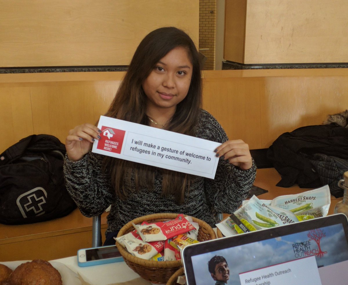Elizabeth is passionate about supporting welcoming communities here in the GTA! @YURefugees @refugeecampaign