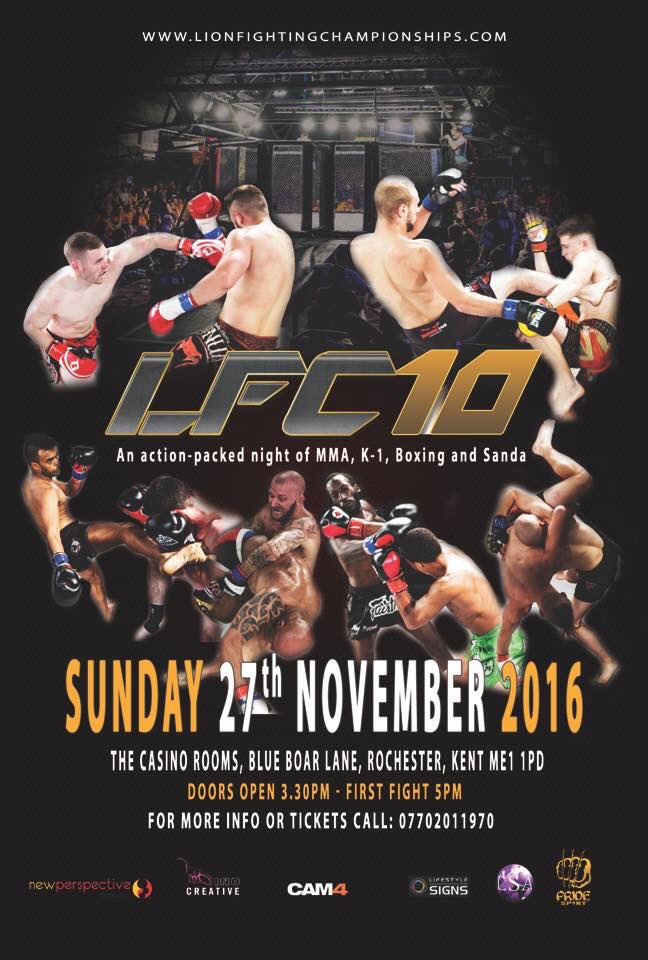 LionFightChamp's tweet photo. #LFC10 Almost here. Just 2 more days till the fighters throw down. tickets available on the door. #mma #ukmma #k1 RT https://t.co/prusfxYQMT
