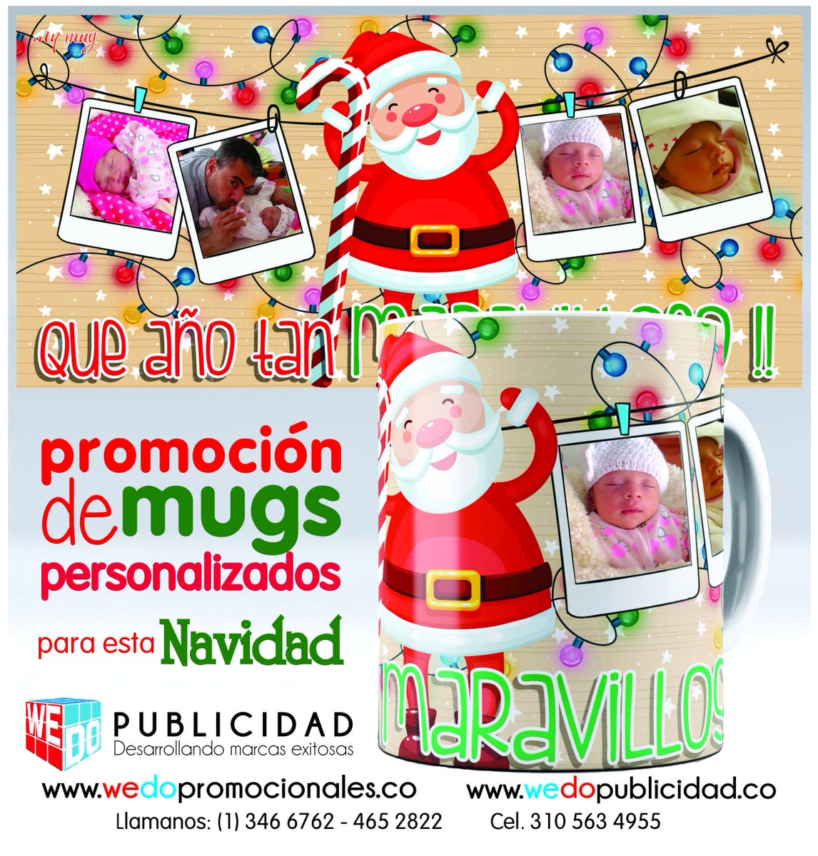 WeDoPublicidad's tweet photo. En esta Navidad que rico disfrutar de tu bebida favorita en un Mug personalizado  hecho especialmente para ti. #regalamugs #regalafelicidad https://t.co/Vs913Au9eV
