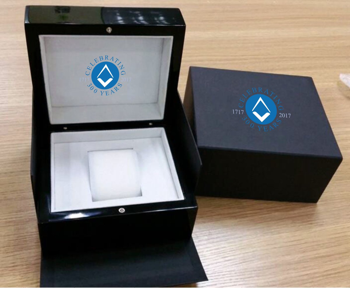fromevalley1975's tweet photo. This is the beautiful  luxury watch box to compliment our limited edition Tercentenary watch. https://t.co/uTO3Ub73r0