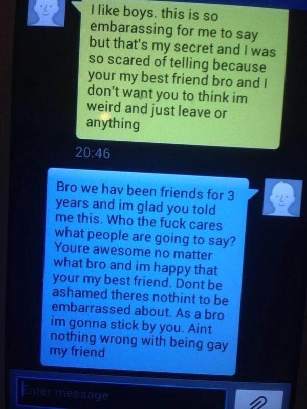 un chico de 13 le confesó a su mejor amigo ser gay y esto fue lo pasó, así deberían reaccionar todos

"no hay nada malo en ser gay mi amigo"