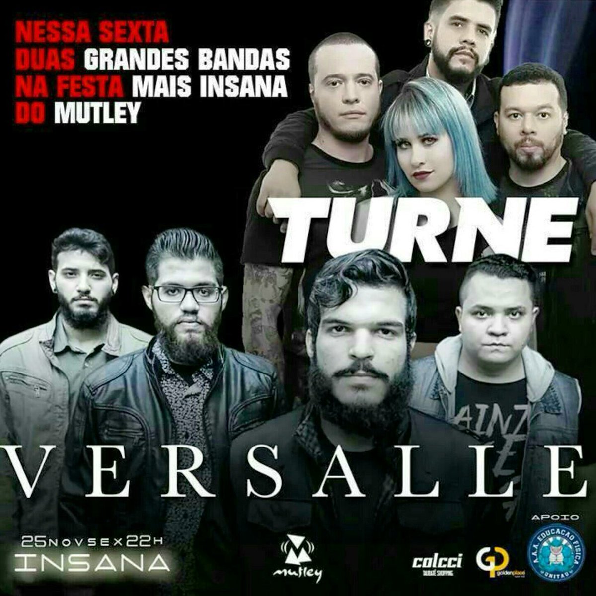 bandaversalle's tweet photo. É hoje! Nossa primeira vez em Taubaté/SP!
Link do evento: https://t.co/WWY7FxCoKN
#Versalle #Taubate #BandaTurne #Rock #MutleyMusicBar https://t.co/7GztUHnasR