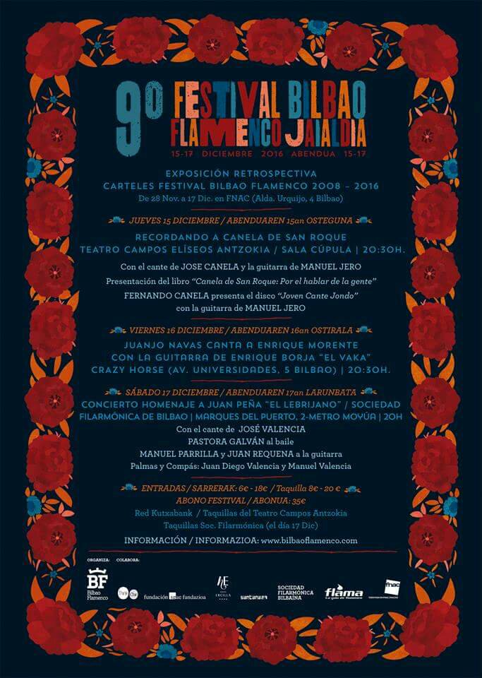 bilbaoflamenco's tweet photo. Por fin os podemos presentar la novena edición del  #FestivalBilbaoFlamenco2016 ¡Viva el Arte Flamenco! https://t.co/dARZvQkrRO
