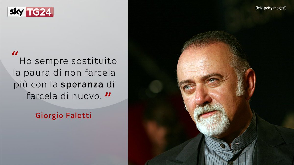 SkyTG24's tweet image. È stato attore, comico, ma soprattutto un grande scrittore di thriller. #SkyTG24Ricorda Giorgio Faletti nel giorno della sua nascita.
