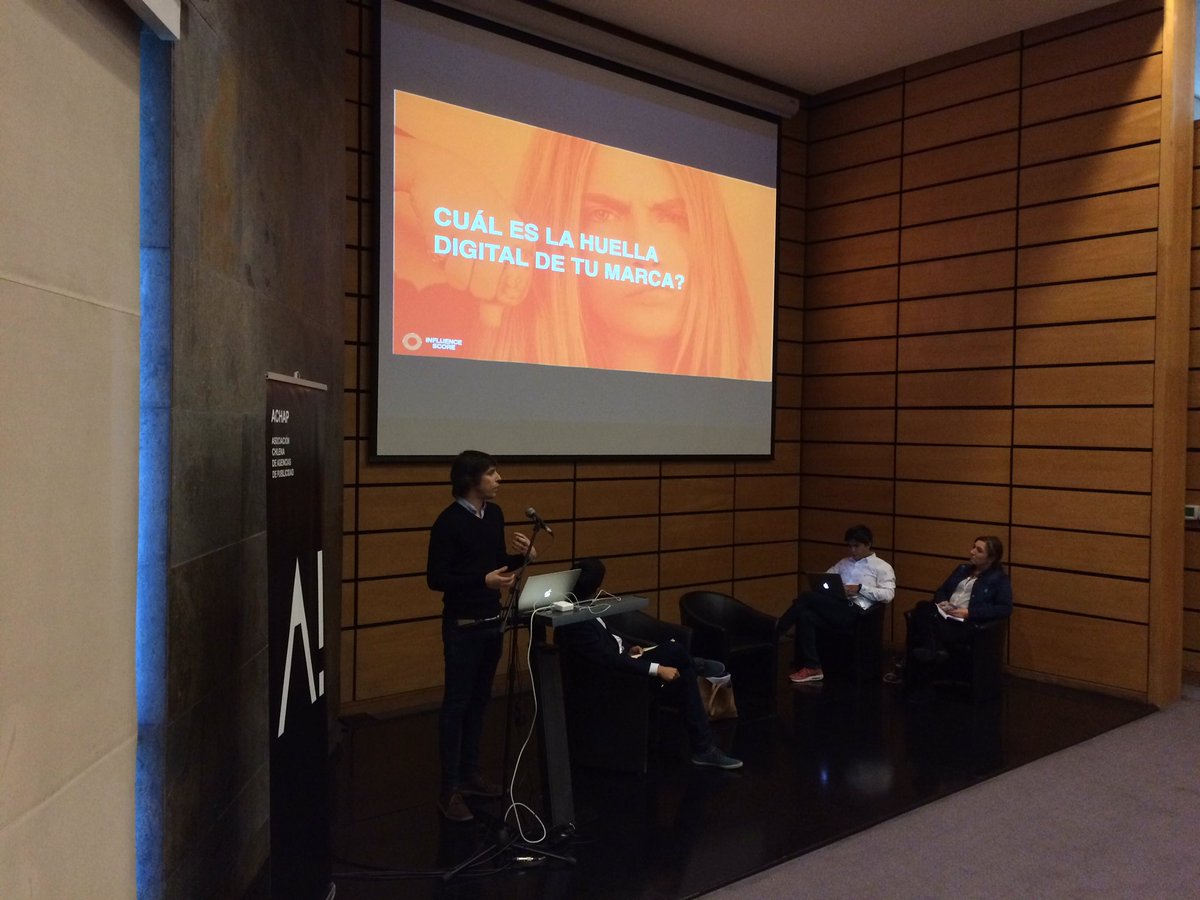 ddbchile's tweet photo. Roberto Bonilla: "La gran pregunta hoy es: ¿cómo es la huella digital de tu marca?" #InfluenceScore https://t.co/LGlSQRMslN