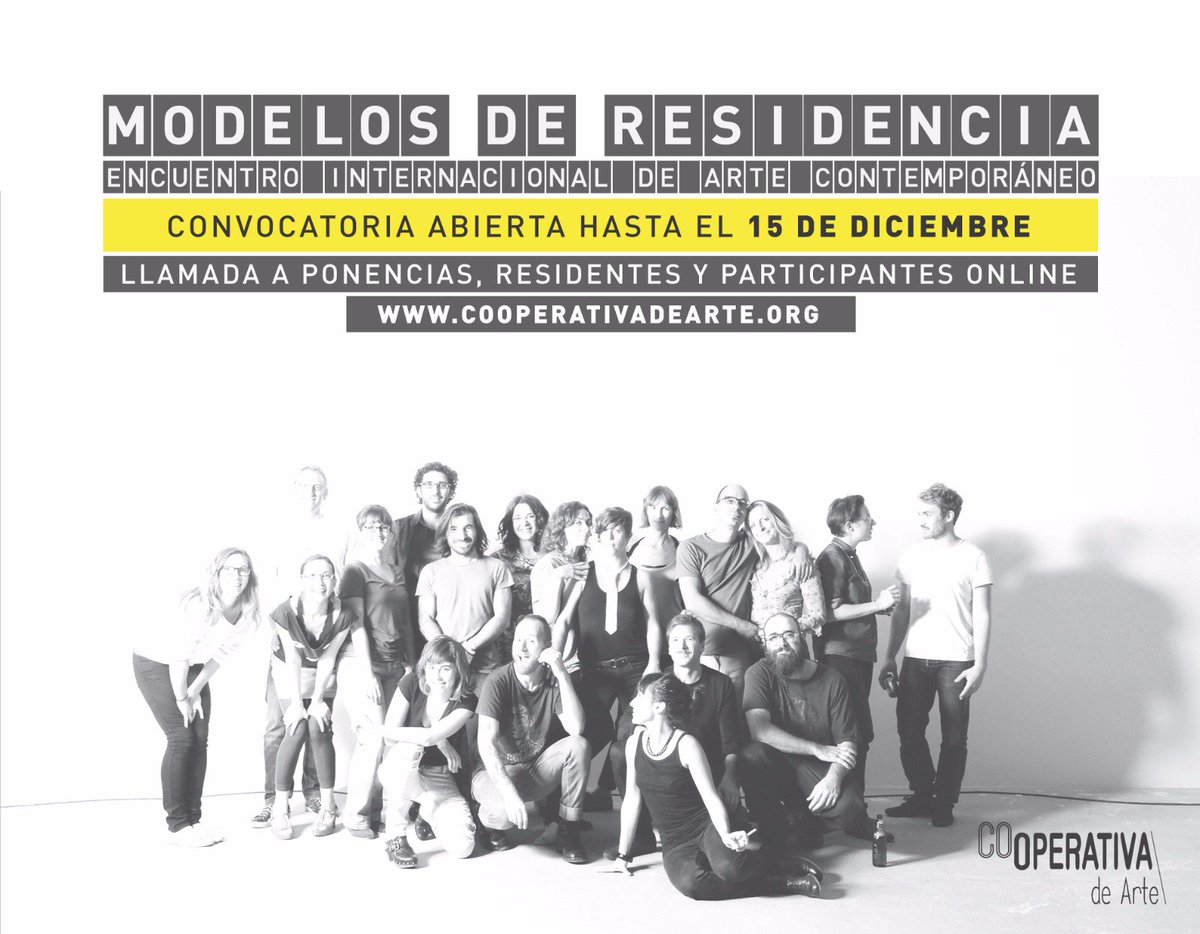 artresidences's tweet photo. CONVOCATORIA ABIERTA para ponentes, residentes y participantes en MODELOS DE RESIDENCIA (Chile - Febrero 2017) https://t.co/fAJe0NP6pS https://t.co/ii6iefjOBH