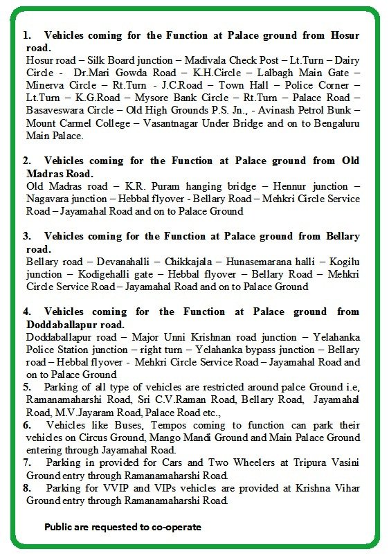 BlrCityPolice's tweet photo. #PressNoteBCP :   @CPBlr @AddlCPTraffic https://t.co/9HqEd9dHc7