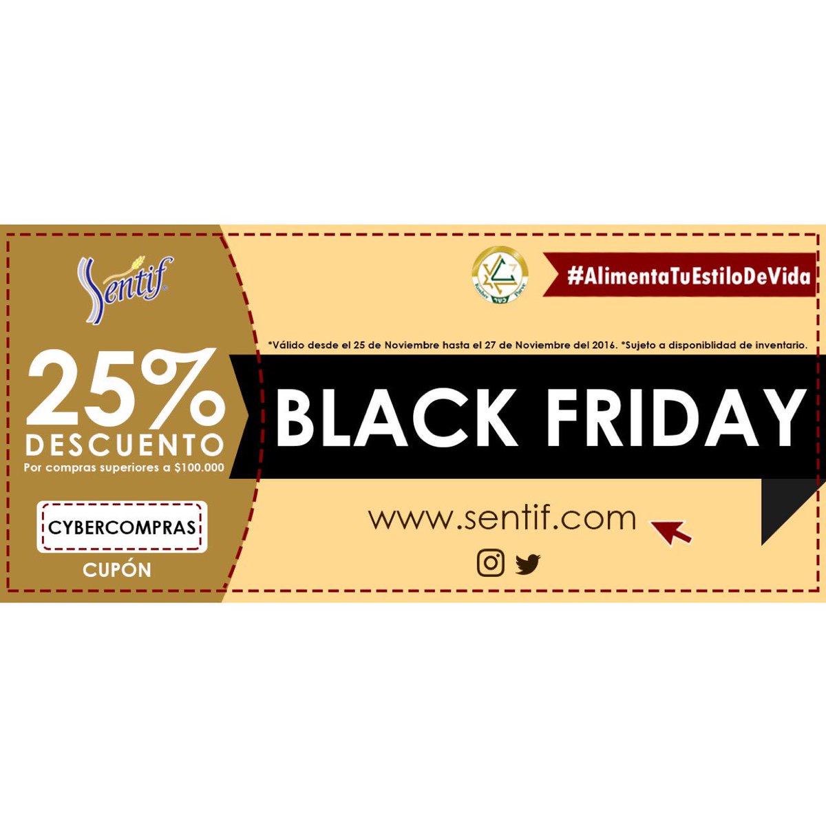 nutricionsentif's tweet photo. #noeshoradecallar porqué hoy es #blackfriday y #sentif tiene este cupón de descuento para ti https://t.co/01jsYR0EN0
