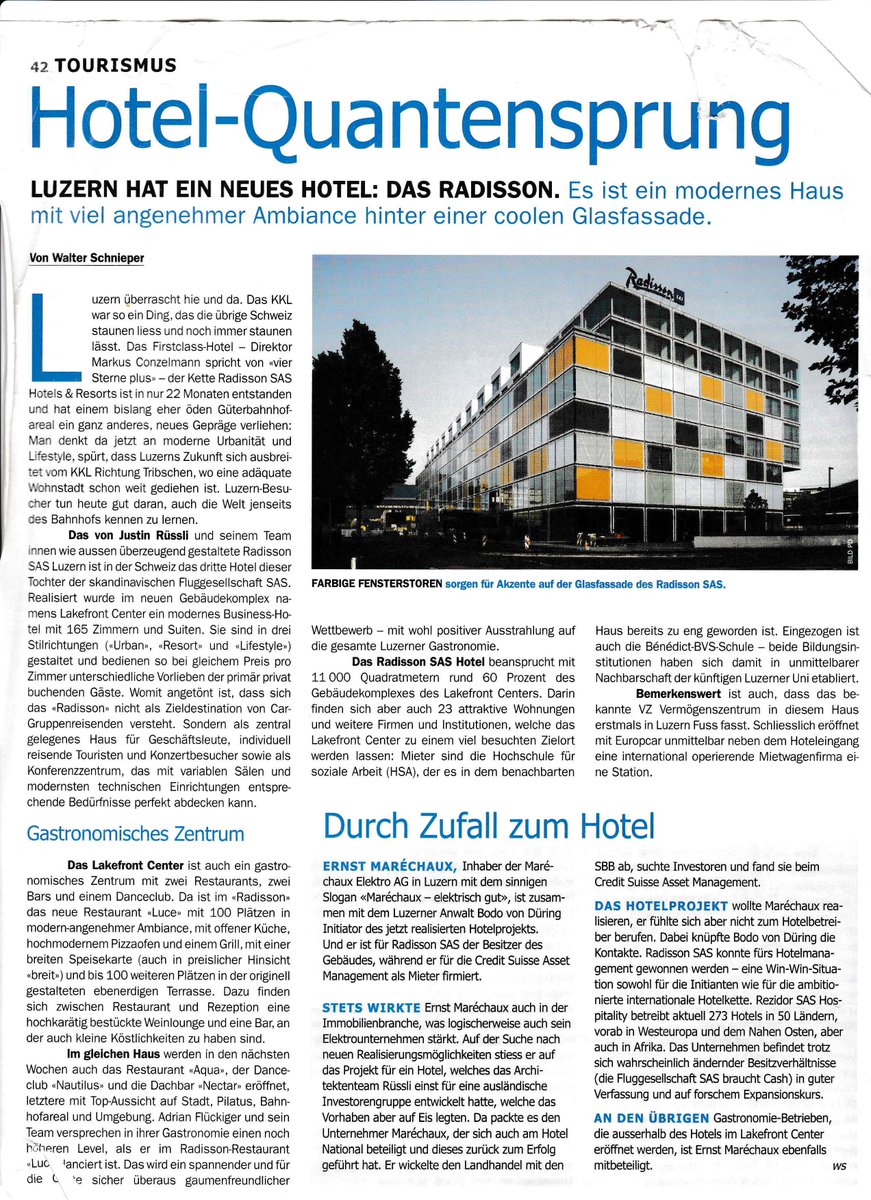 Vieles hat sich geändert, aber wir begeistern immer noch Gäste von überall! goo.gl/IJLUtb #RadissonBlu