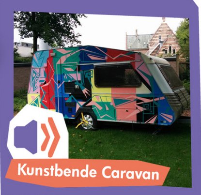 #kunstbende #drenthe caravan heeft plek gevonden bij #delaadplaats