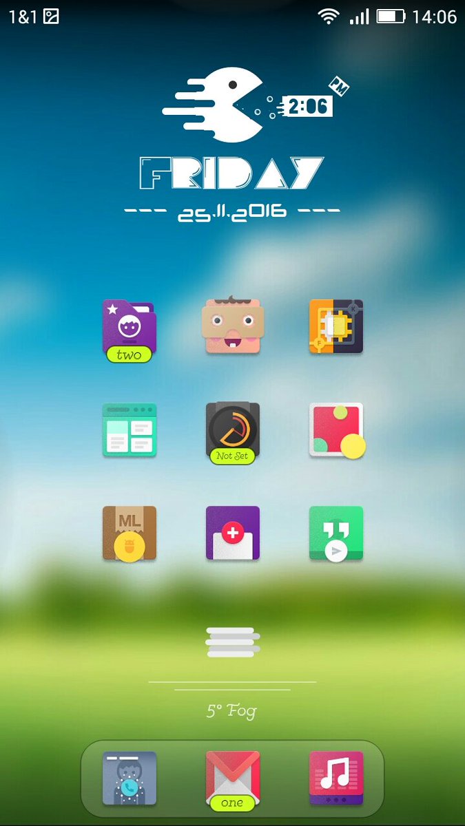 js0n1's tweet image. A Bit of Pacman 😀😀 #zooper #android #widgetlocker #homescreen #lockscreen