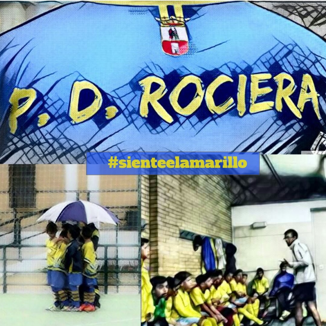 pd_rociera's tweet photo. A pesar de la lluvia hoy seguimos escribiendo la historia juntos. @pd_rociera #sienteelamarillo @NimoGordillo @DEPORTES_DH @FUTOL_BASE_DH https://t.co/NWNxl6xHgR