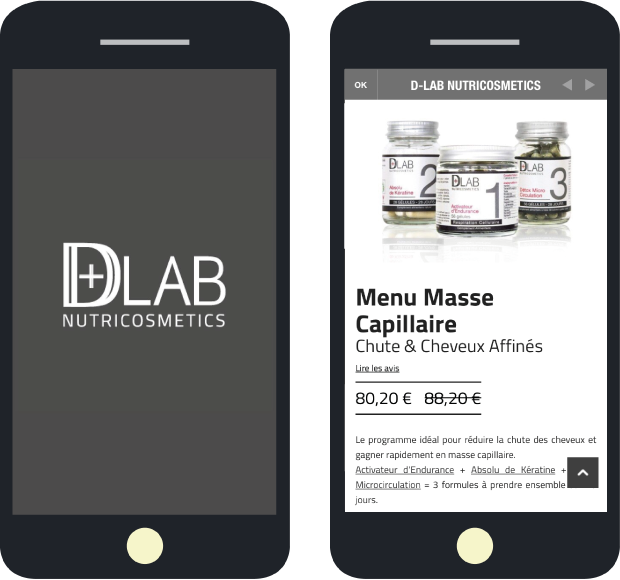 Digiappli's tweet photo. D-Lab &amp; Moi: e-commerce de vente de produits Nutricosmétiques.  https://t.co/x19DvJmGwe #digiapp #applications #mobile #ecommerce #Digital https://t.co/p71Ehz3Bkw
