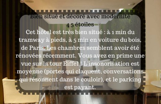 Le Groupe LGH vous présente un commentaire sur L'Atrium Hotel à Paris.
Enjoy!

#L_atrimhotel #LGH #tripadvisor