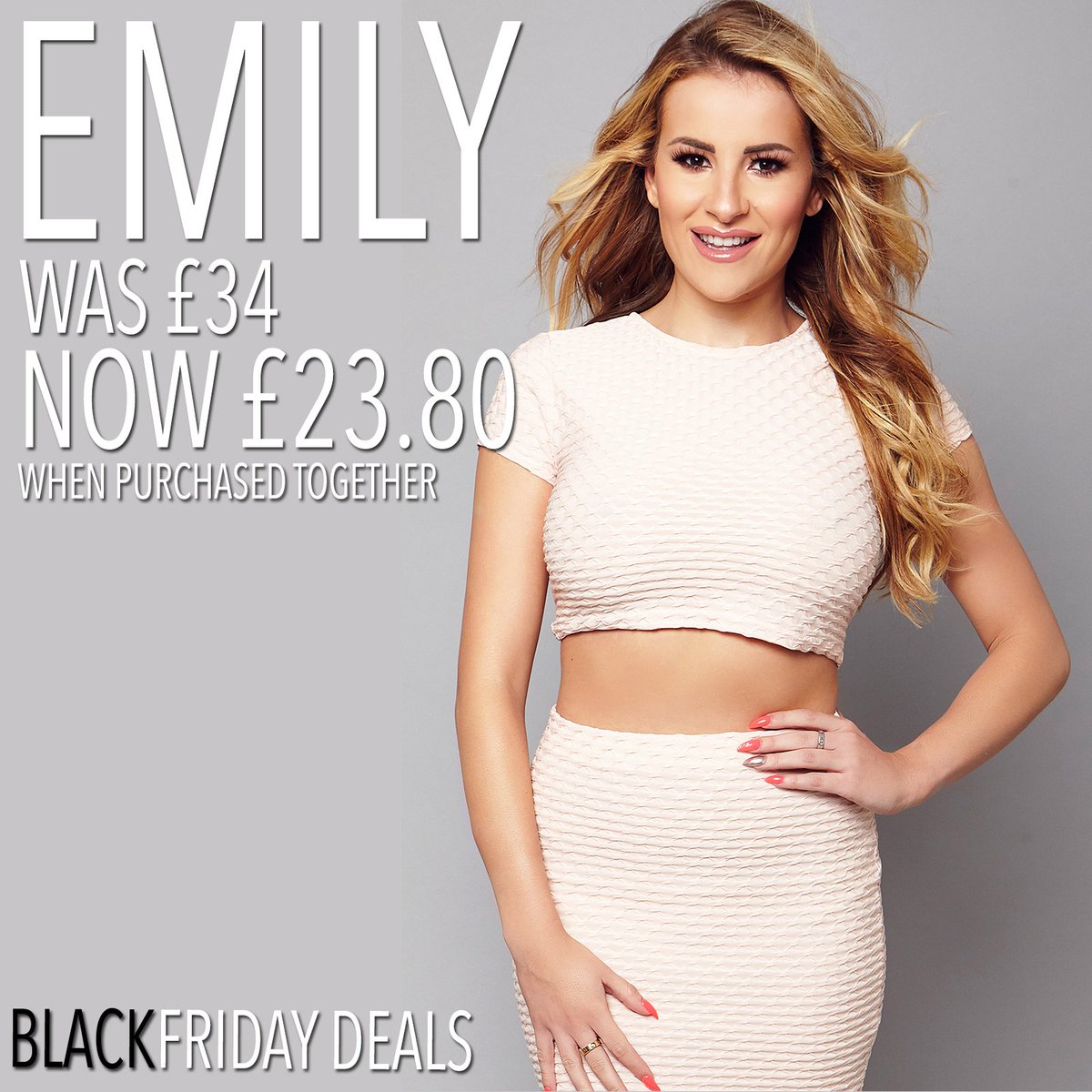 myuniquelook's tweet photo. 30%OFF EVERY SINGLE ITEM!😱😱 The "Emily" skirt and top from @MissGeorgiakx collection NOW £23.80 for both😱
#myul #BYGEORGIAK #blackfriday https://t.co/UpV5vuDpdy
