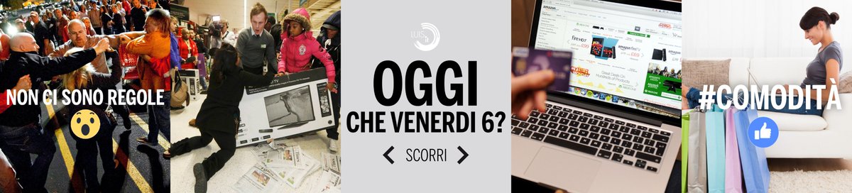 Luis_it_Bologna's tweet image. Black Friday in LUIS.it a 360 gradi #blackfriday #venerdì #luisit #bologna