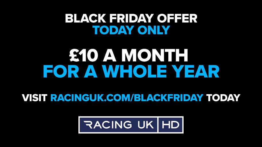 It's a cracking card @NewburyRacing today and you can see it all with our #BlackFriday offer >> bit.ly/2go4eSq