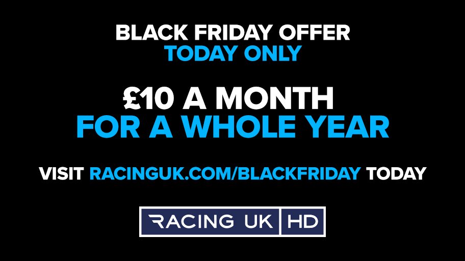Racing TV (@racingtv) on Twitter photo It's a cracking card <a href="/NewburyRacing/">Newbury Racecourse</a> today and you can see it all with our #BlackFriday offer >> bit.ly/2go4eSq It's a cracking card <a href="/NewburyRacing/">Newbury Racecourse</a> today and you can see it all with our #BlackFriday offer >> bit.ly/2go4eSq