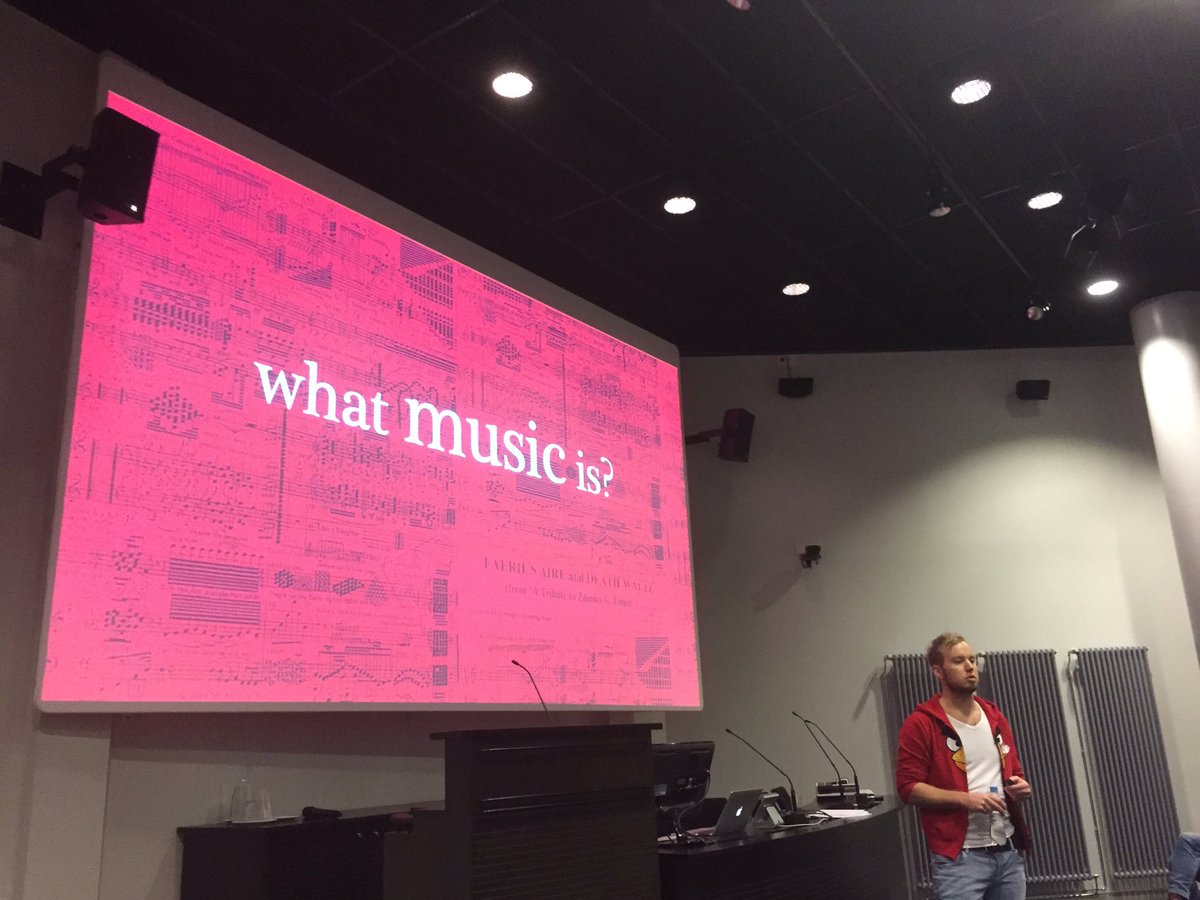 ARosenvall's tweet photo. Big topics by Ilmari Hakkola. What music Is? #tuotannot2 https://t.co/tPuQ9aUhSV