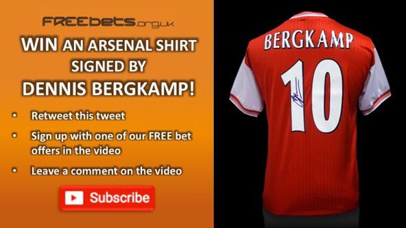 AMAZING signed Bergkamp shirt giveaway by <a href="/FREE_bets/">FREEbets</a> &amp; Robbie from <a href="/ArsenalFanTV/">AFTV</a>!!! Retweet &amp; check out the video ⬇️
youtu.be/jBiZJGR48BY