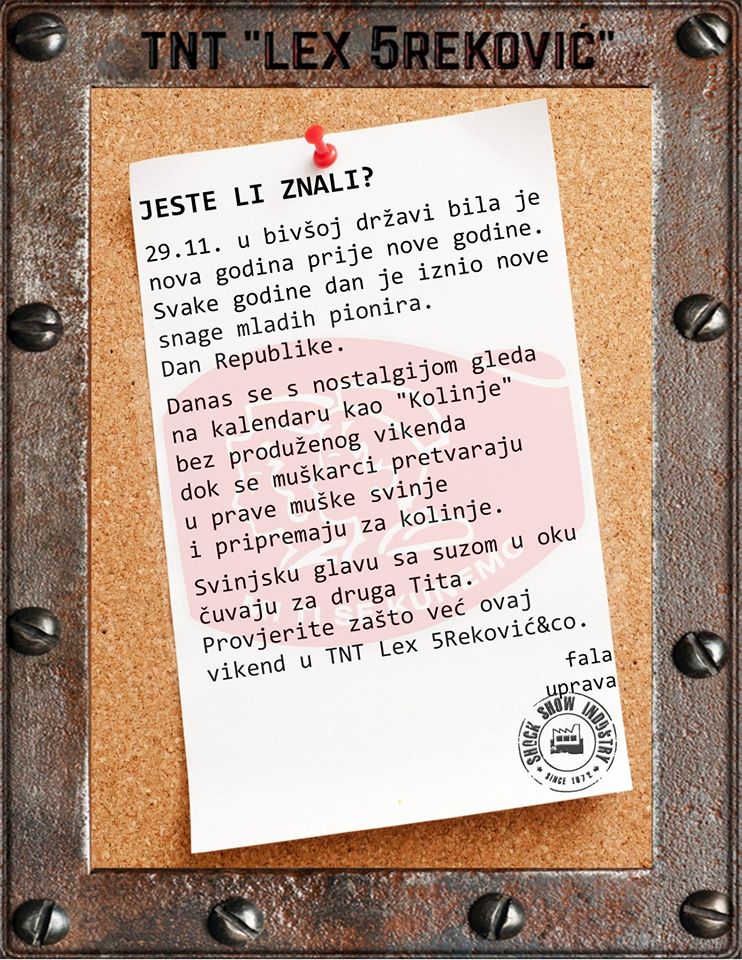 shockshowindust's tweet photo. Jeste li znali?
https://t.co/OF681b954R
#jesteliznali #kolinje #danrepublike #KatranSSI #FunFacts https://t.co/m6fPBd5G2k