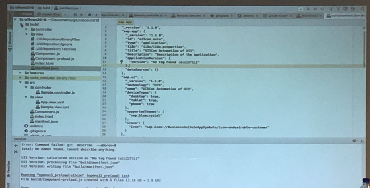 KaliszKarol's tweet photo. @oli_rogers session is for people who know #git very well. @SAPdevs do it right - you will be #gooddeveloper #sapui5 apps, #ui5con #SitNL https://t.co/yievkDcDIw