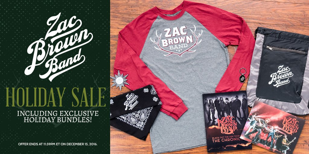 Move over Black Friday... #BrownFriday is back again! Shop now & get 10% off the entire store + FREE US shipping at store.zacbrownband.com.