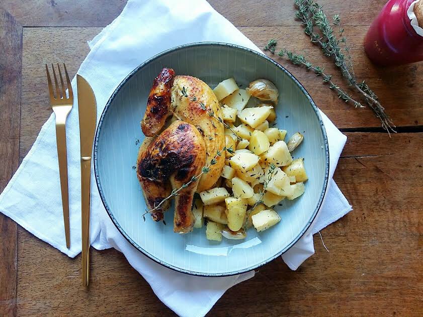 cooknbox's tweet photo. Jouez le coq en cuisine avec cette délicieuse recette bistronomique de coquelet fermier à la moutarde &amp; sa poêlée de persil racine #foodbox https://t.co/dDQrr5LJFH