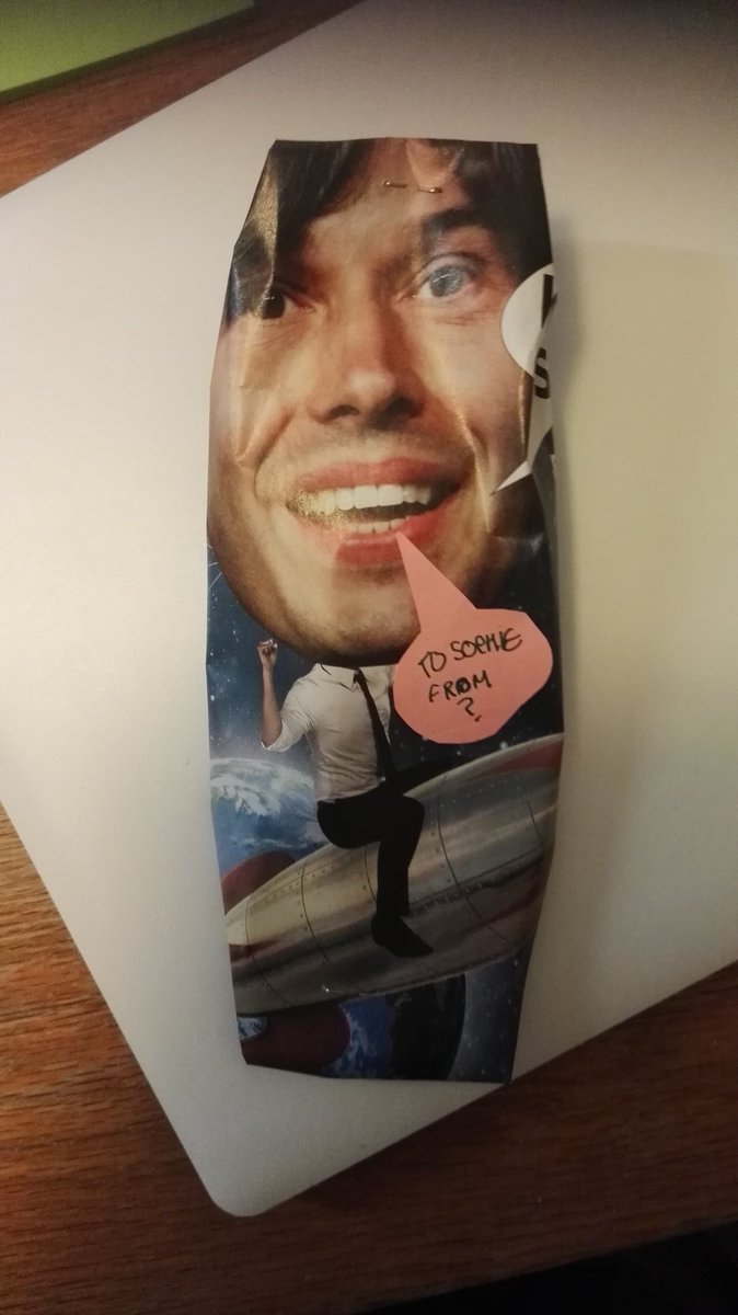 tflanjee's tweet photo. The best thing about this big issue is @ProfBrianCox makes great wrapping paper for nerdy secret Santa 😂 https://t.co/qy4dzPM4Fr