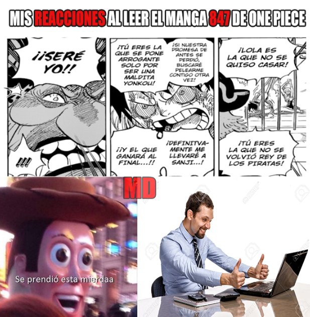 ONEPIECE_MEX's tweet photo. JAJAJA #LOL #OnePiece #OnePiece847 IDENTICO ¡¡¡¡ || @ONEPIECE_MEX https://t.co/nTwApEIlEG