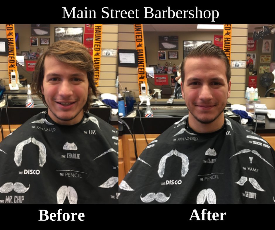 BarbersOnMainSt's tweet photo. Get yourself to Main Street...We'll take care of all the rest!
#Before&amp;After #DownersGrove #Barber https://t.co/1jb1XZRXwJ