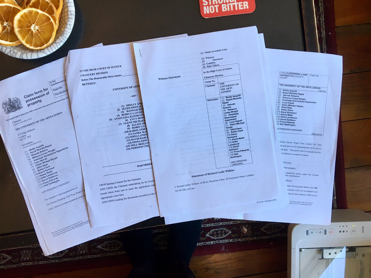 ShellyAsquith's tweet photo. Things I never expected to do:
Scan the court papers from #OccupyUAL for my application to be a Director of an insurance company... 😳 https://t.co/Y8eU11Ut3A