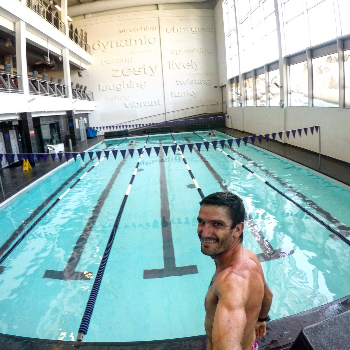 RD_murray's tweet photo. With my level of fitness , a 20m pool really does come in handy  ;-) @virginactiveSA #PushOff #Recoveryswim #unfit #funkytrunks #wohza https://t.co/ZmJTHKgPk0