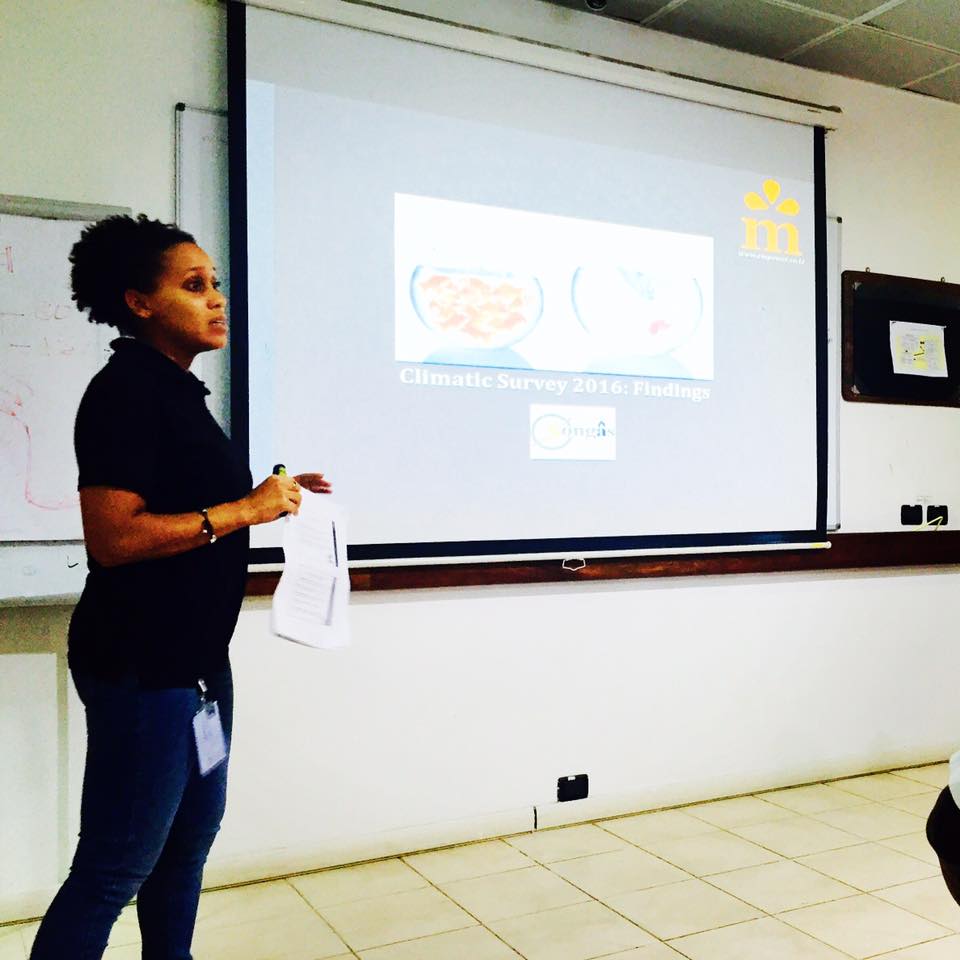 EmpowerLtd's tweet photo. @EmpowerLtd Head of Marketing & Strategy Ella presenting the findings of our 2016 Climatic Survey for our client #Songas: It's a wrap ✔️ https://t.co/zGlRH0oYVs
